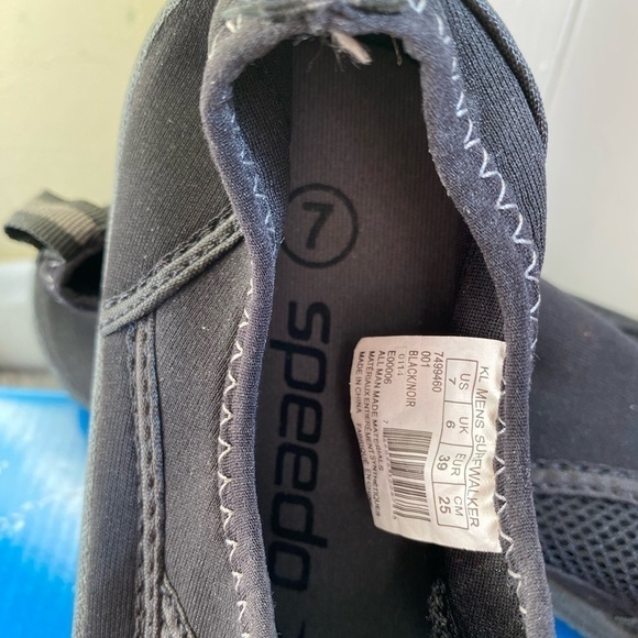 Speedo New Men’s Size 7 Surfwalker 2 Black Slip-On Water Outdoor Shoes NIB - Picture 11 of 12